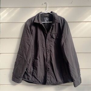 Gap Shirt Jacket, Shearling lined, Black, Sized L‎